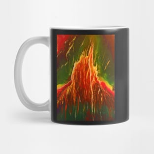 Fire Mountain Original Painting Mug